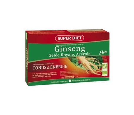 Super Diet Ginseng Jalea Real 20amp