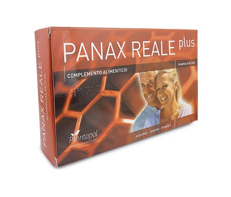 PlantaPol Panax Reale Plus Jalea Real Ginseng Vitamina C 20 Ampollas