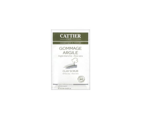 Exfoliante de arcilla blanca Cattier 12.5 ml