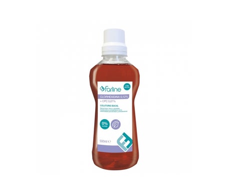 Farline Colutorio Clorhexidina 0,12% + Cpc 0,07% Menta 500ml