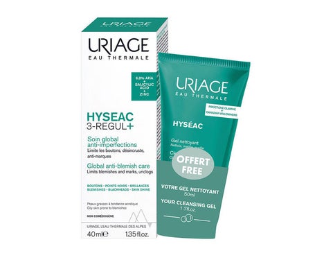 Uriage Hyseac 3 Regul+ 40ml + Hyseac Gel Limpiador 50ml