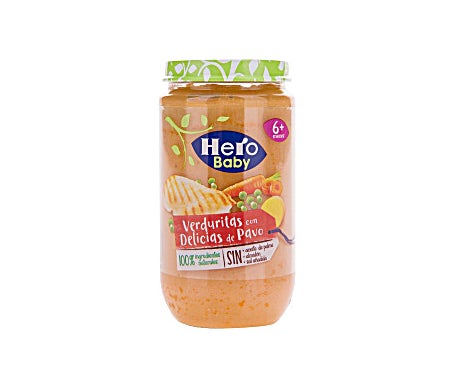Hero Baby Pedialac Verduritas con Delicias de Pavo (235g) - Alimentación del bebé