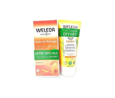 Weleda Arnica Duo Aceite Masaje 200ml + Gel Ducha Energy 200ml