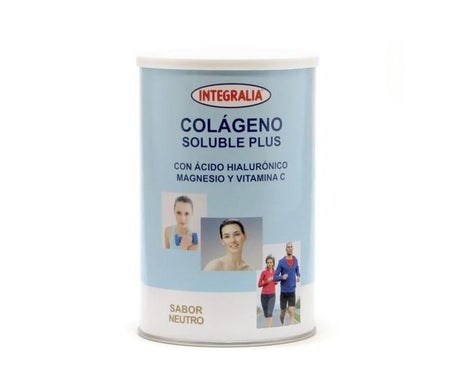 Integralia Colágeno Soluble Plus hialurónico magnesio sabor neutro 360g
