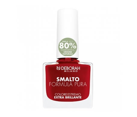Deborah Fórmula Pura Esmalte Extra Brillante 13 Rojo 8.5ml