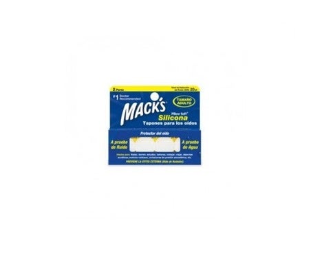 'Mack''s® Silicona Adultos 2 pares'