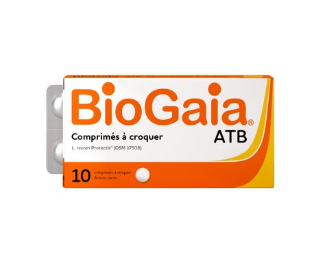 BioGaia® ATB Comprimidos Masticables Limón 10comp