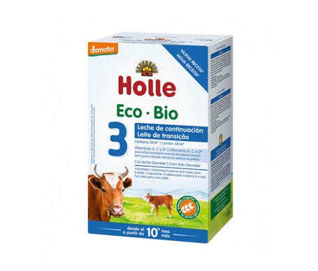 Holle Leche Infantil 3 Continuación Eco 10M 600g