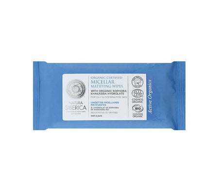 Natura Siberica Toallitas Micelares Matificantes 20uds