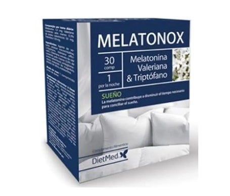 DietMed Melatonox Melatonina Valeriana & Triptofano 30comp