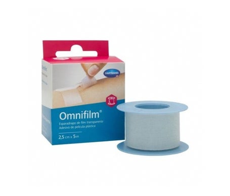 Omnifilm esparadrapo hipoalérgico transparente 5mx2,5cm