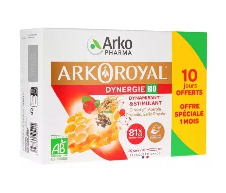 Arkopharma Arkoroyal Dynergie BIO 30 ampoules
