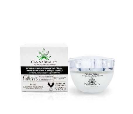 CannaBeauty Crema Premium Hidratante & Reequilibrante CBD 50ml