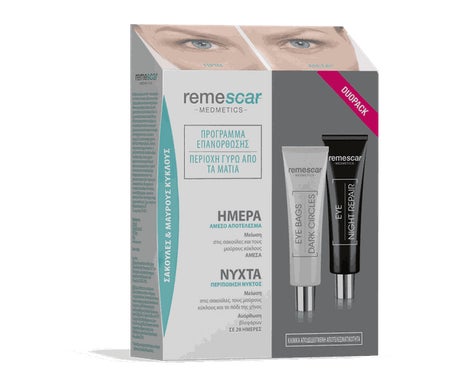 Remescar Programa Corrector Bolsas y Ojeras+Reparador Noche 2x8ml