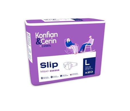Stentil Konfian&Cerin Slip Maxi+ L 20 Unités