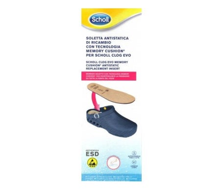 Scholl Clog Evo Plantilla A-Static Talla 37/38 1 Par