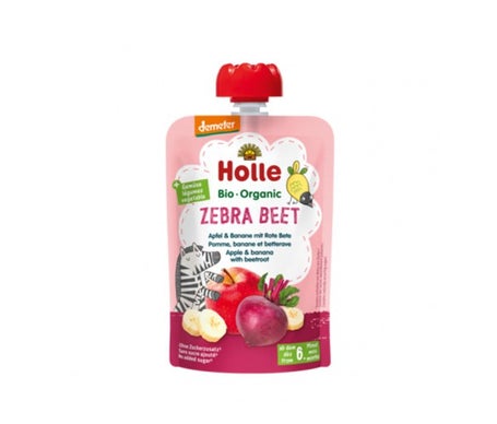 Holle Smoothie Zebra Beet +6M Manzana Plátano Remolacha 100g