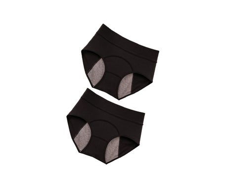 FreeU Pack Braga Menstrual Algodón Bio Indy Neg XL 2uds