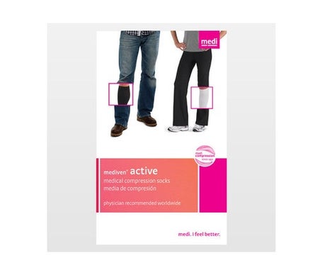 Mediven Active 20 Media Hombre Carbón Talla 3L 1 Par