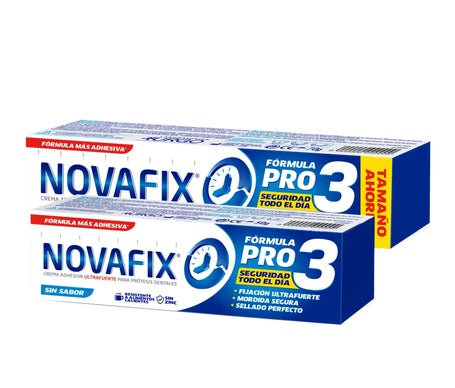 Novafix Pro3 Sin Sabor Crema Adhesiva 70g + 50g