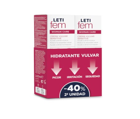 Letifem Woman Care Crema Vulvar Sensitive 2x30ml