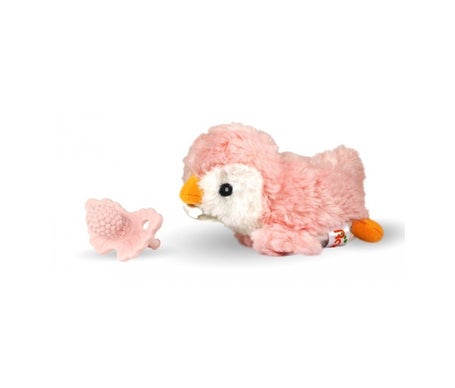 Razbaby Razbuddy Pack Pinguino Rosa + Chupete Rosa
