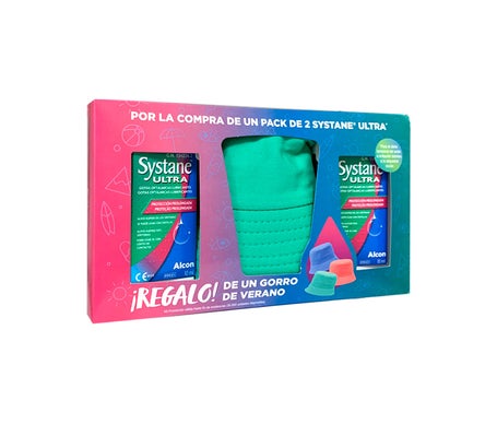 Systane Ultra 2x10ml + Gorro de verano