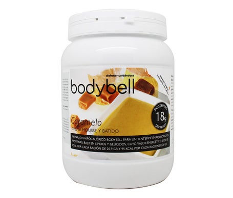 Bodybell Caramelo Crema Mousse y Batido 450g