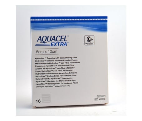 Aquacel Extra Pansements Steriles 13,5x15cm 10uds