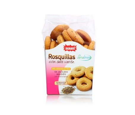 Sanavi Roscos Anis Verde sin Azúcar 150g