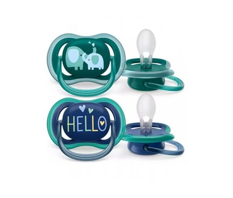 Philips Avent Set Ultra Air Chupete Elephant Love +18m 2uds