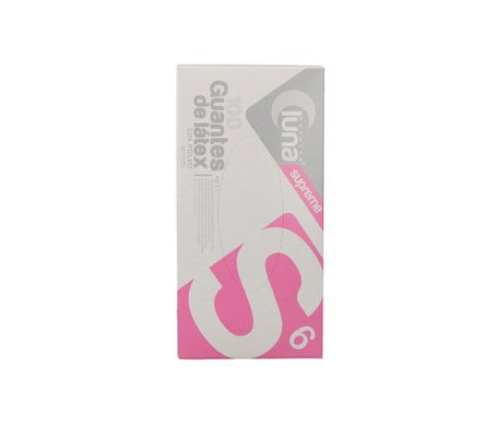 Luna Guantes Vinilo Sin Polvo Talla M 100uds