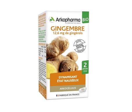 Arkopharma Arkocápsulas Jengibre 40 Perlas