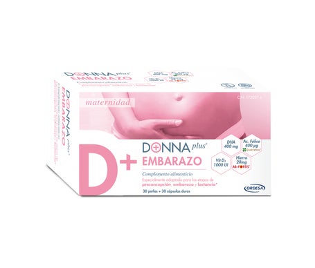 DonnaPlus+ Embarazo 30 Perlas + 30 Cápsulas Duras