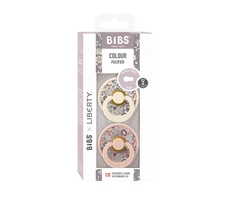 Bibs X Liberty Eloise Blush Mix Chupete +6M Talla 2 2uds