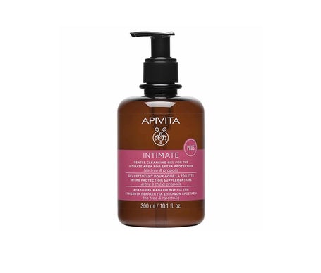 Apivita Intimate Plus gel limpiador suave íntimo árbol del té 300ml