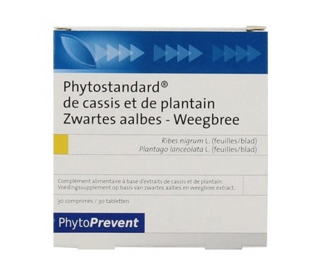 Pileje PhytoPrevent Phytostandard Grosella Negra y Plátano 30 tabletas
