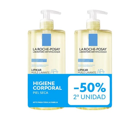 La Roche Posay Lipikar Ap+ Duplo Aceite Limpiador 2x1000 ml