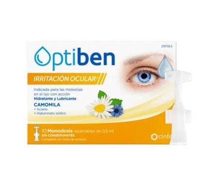 Optiben Irritación Ocular+ 10x0,5 ml