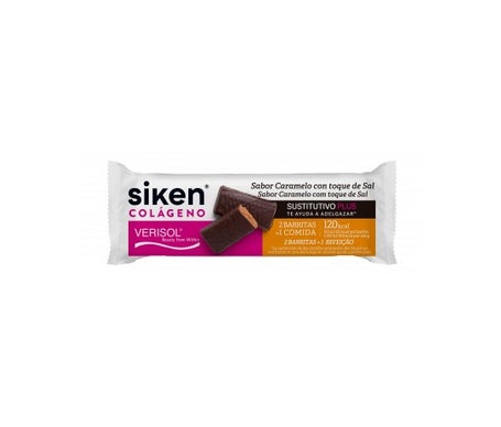 Siken Sustitutivo Colágeno Barritas Caramelo Sal 40g