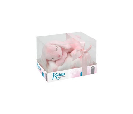 Kiokids Set Manta + Peluche Rosa
