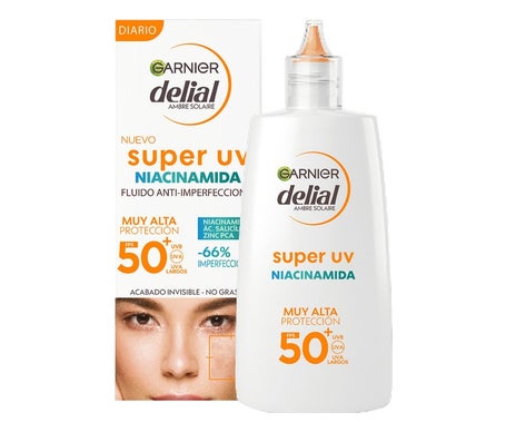Garnier Delial Super Uv Niacinamida Anti Imperfecciones Spf50+ 40ml