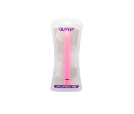 Glossy Slim Vibrador Rosa Intenso