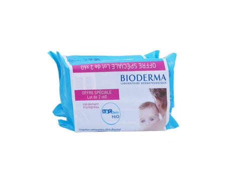 Bioderma Abcderm Biodegrad Wipe 60X2