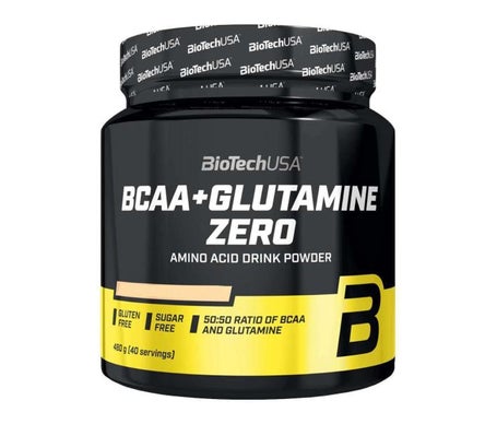 Biotech Suplemento BCAA + Glutamina Zero Naranja 480g