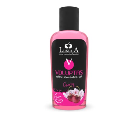 Luxuria Voluptas Gel Masaje Comestible Efecto Calor Cereza 100ml