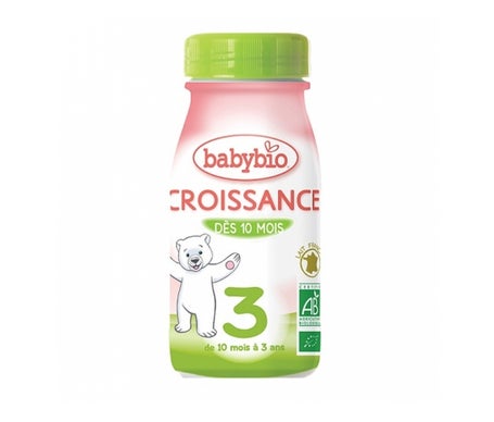 Babybio Croissance Leche Infantil 3 Eco 250ml