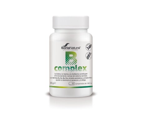 Soria Natural B Complex 100mg 30comp | Natural Doctor