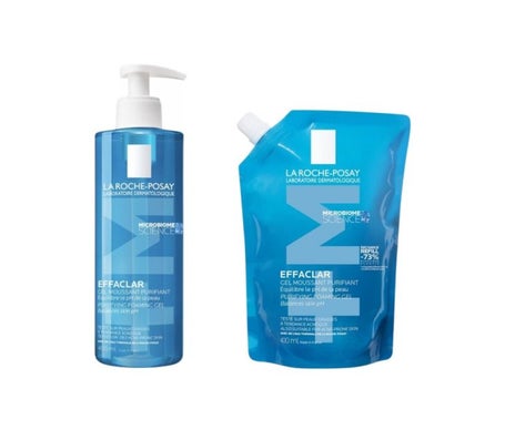 La Roche Posay Effaclar +M Gel Purificante 400ml + Recarga 400ml