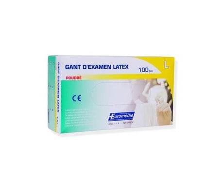 Euromedis Gant Látex Sans Poudre Norme Française T7-8 100uds